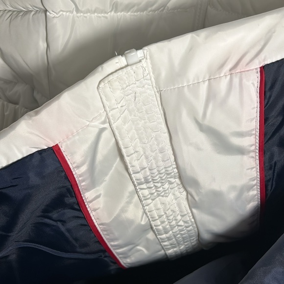 Tommy Hilfiger Ladies Women Belted Puffer Jacket Coat White US Size M - Picture 14 of 14